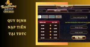 Hướng Dẫn Nạp Tiền TDTC Siêu Đơn Giản Cho Tân Thủ
